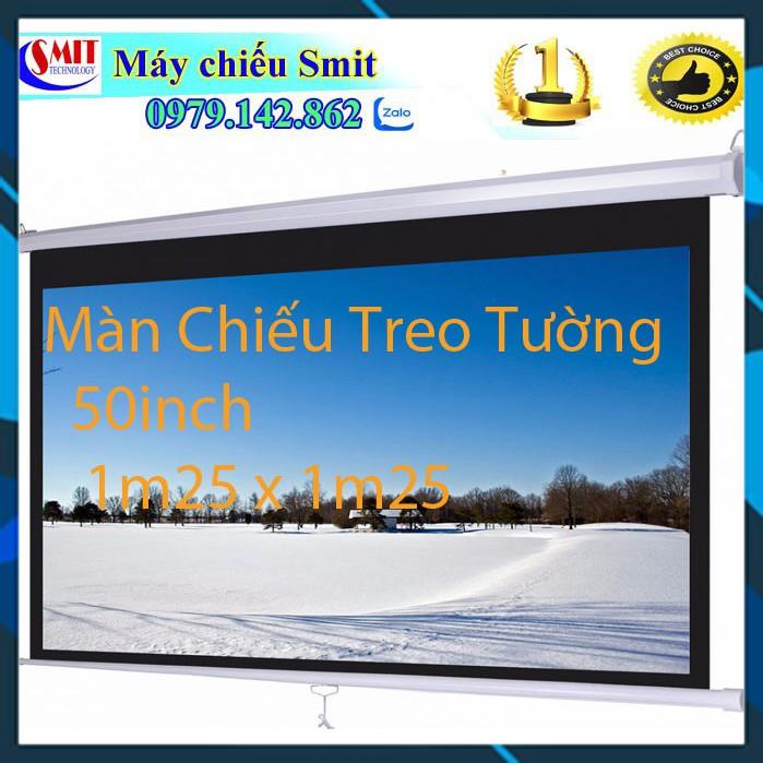 Màn Chiếu Treo Tường Dalite 50 inch - 1m25 x 1m25 - Hàng Chính hãng