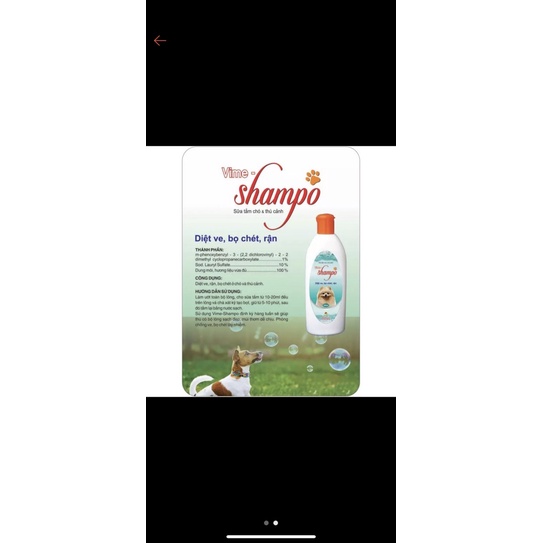 Vime- Shampo - Sữa tắm cho chó và thú cảnh