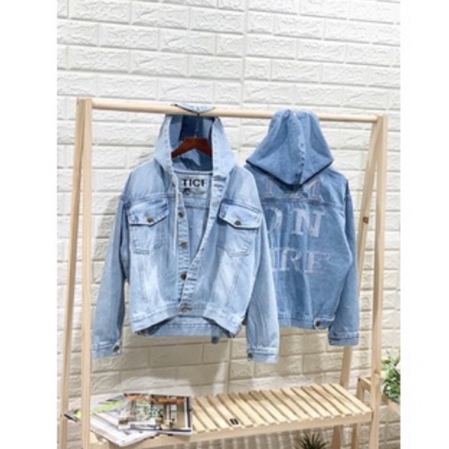 [THỜI TRANG HÈ] Áo Khoác Nữ Jean AIORI Áo Khoác Jeans Thời Trang Cao Cấp Có Nón Form Rộng Freesize Mẫu Thiết Kế Mới Nhất