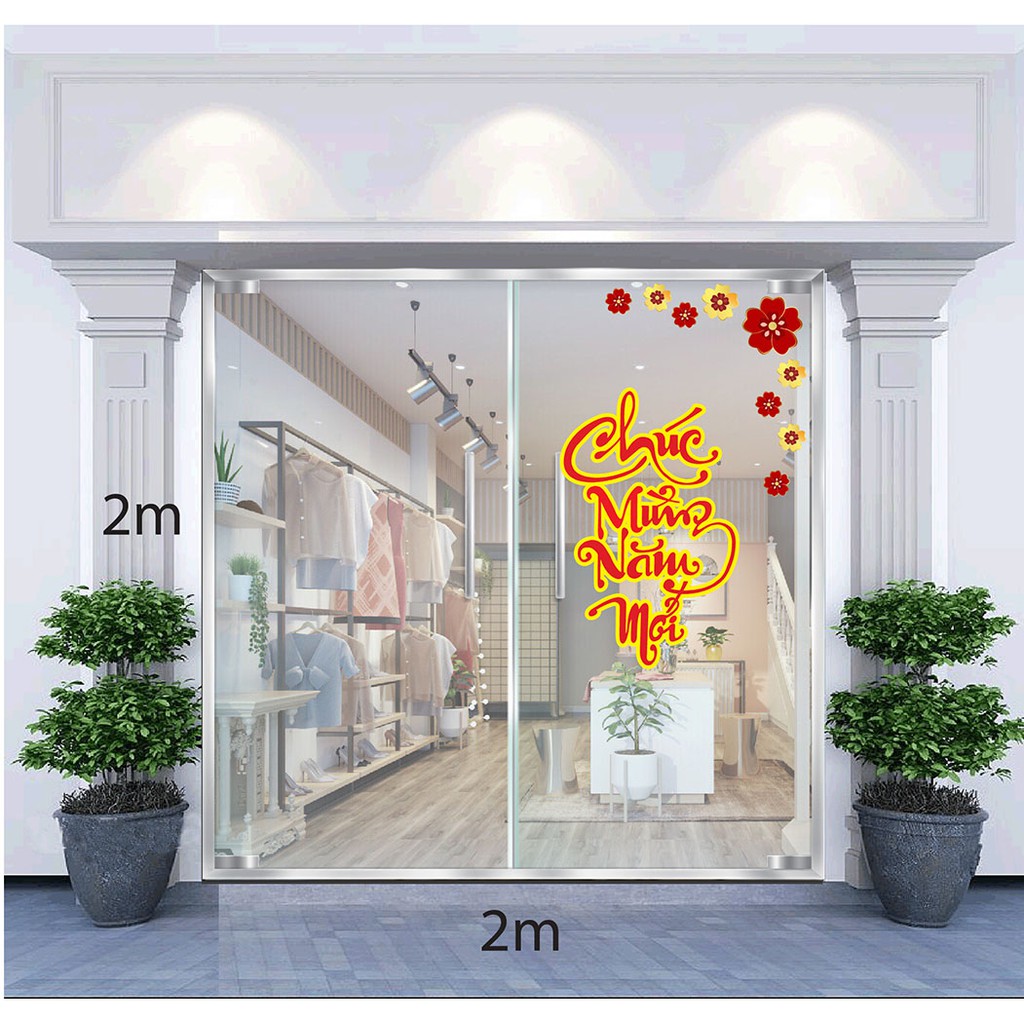 DECAL TRANG TRÍ TẾT 2021 SỐ 92