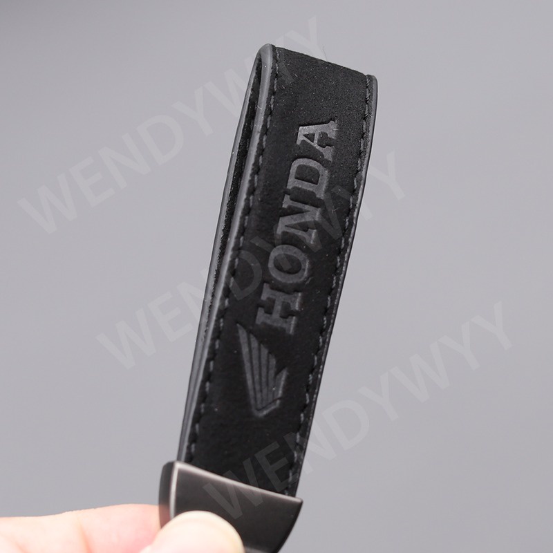 Móc Chìa Khóa Bằng Da Màu Trơn Dành Cho Xe Mô Tô HONDA