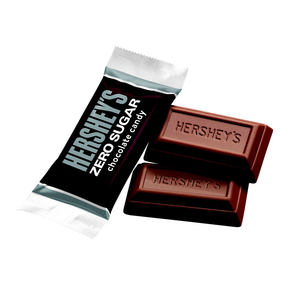 Hạn sử dụng 31/8/2023 Kẹo Chocolate Hershey's không đường ăn kiêng Mỹ gói 85g/ Sugar Free, USA