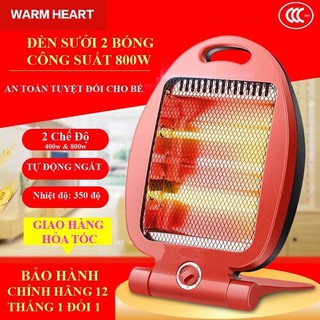 Sưởi ấm hồng ngoại 2 bóng 800w