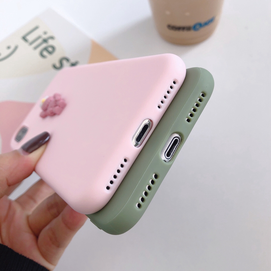 Ốp điện thoại họa tiết mùa hè dễ thương cho iPhone 6s 6Plus 7Plus 8Plus XR XS MAX 11 6.5 11Pro MAX