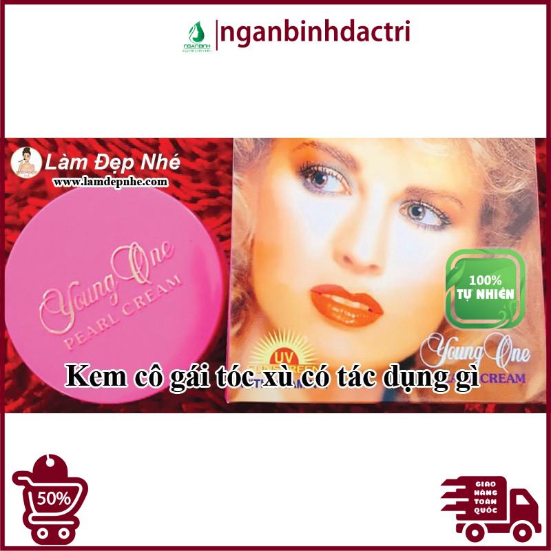 Kem dưỡng da young one cô gái tóc xù, kem chuyên trộn , kem trắng da Thái Lan 5g