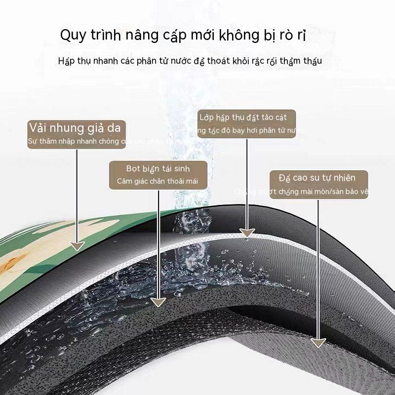 Thảm Lót Máy Pha Cà Phê Thấm Hút Tốt Nhanh Khô Chống Trượt Tiện Dụng