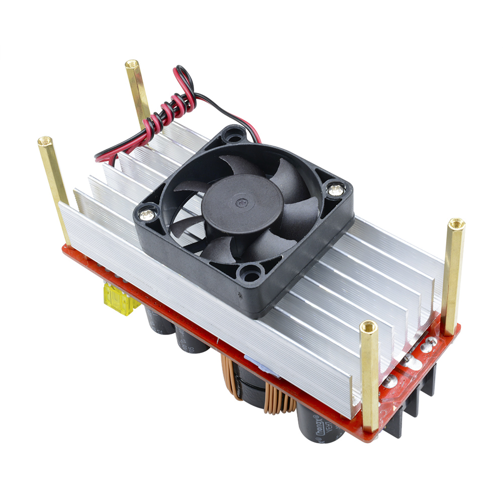 Bảng mạch tăng dòng và điện áp pcbfun DC-DC 1500W 30A 10-60V qua 12-97V