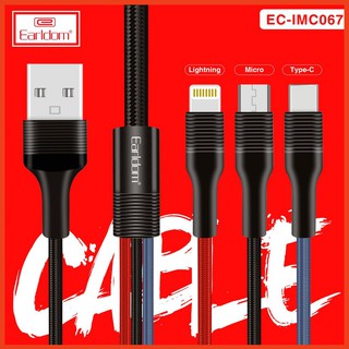Cáp dù 3in1 2.4A Earldom IMC-067