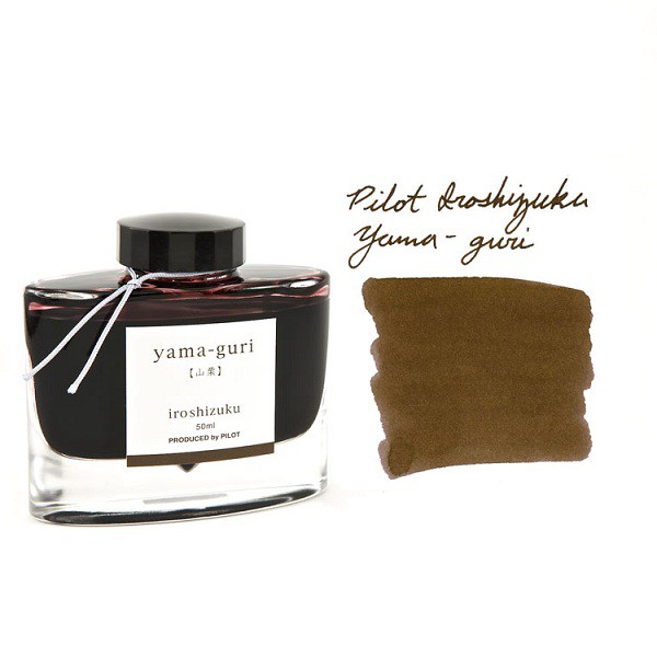 Mực bút máy Pilot Iroshizuku - Màu Yama-Guri (Hạt dẻ rừng)