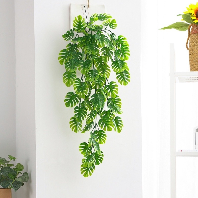 Cây Leo Giả Bằng Nhựa 76cm Treo Tường Trang Trí Nhà Cửa/Văn Phòng/Sân Vườn