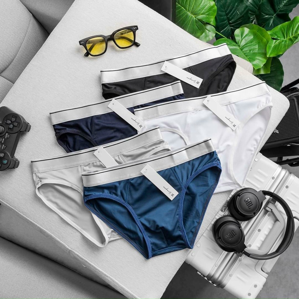 Quần lót nam tam giác nhiều màu chất thun lạnh mềm mịn siêu mát, thấm hút mồ hôi - 1 - ARES SHOP