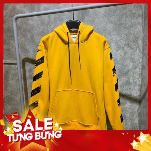 SALE SẬP SÀN flash sale 50% duy nhất hôm nay - ÁO KHOÁC HODDIES CHẤT NỈ OFF-WHITE viền nứt - CAO CẤP -Hàng nhập khẩu