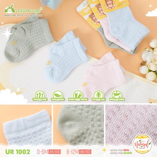 Tất lưới cho bé Uala Rogo vải sợi tre mềm, thoáng, mịn