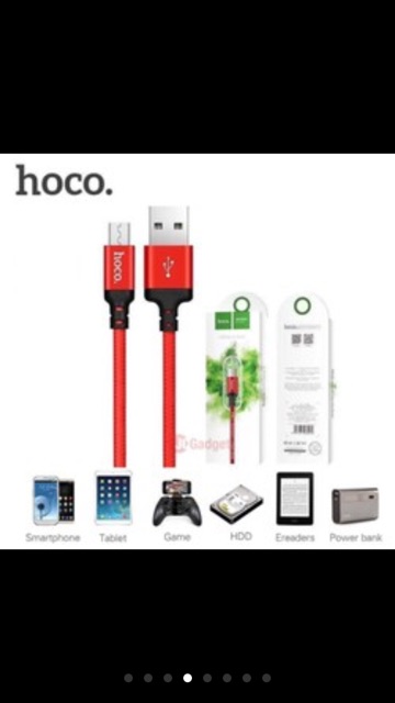 Cáp Hoco X14 ✓Sạc iPhone iPad Android Chính Hãng ✓Chất Lượng Cao ✓Bảo Hành 3 Tháng