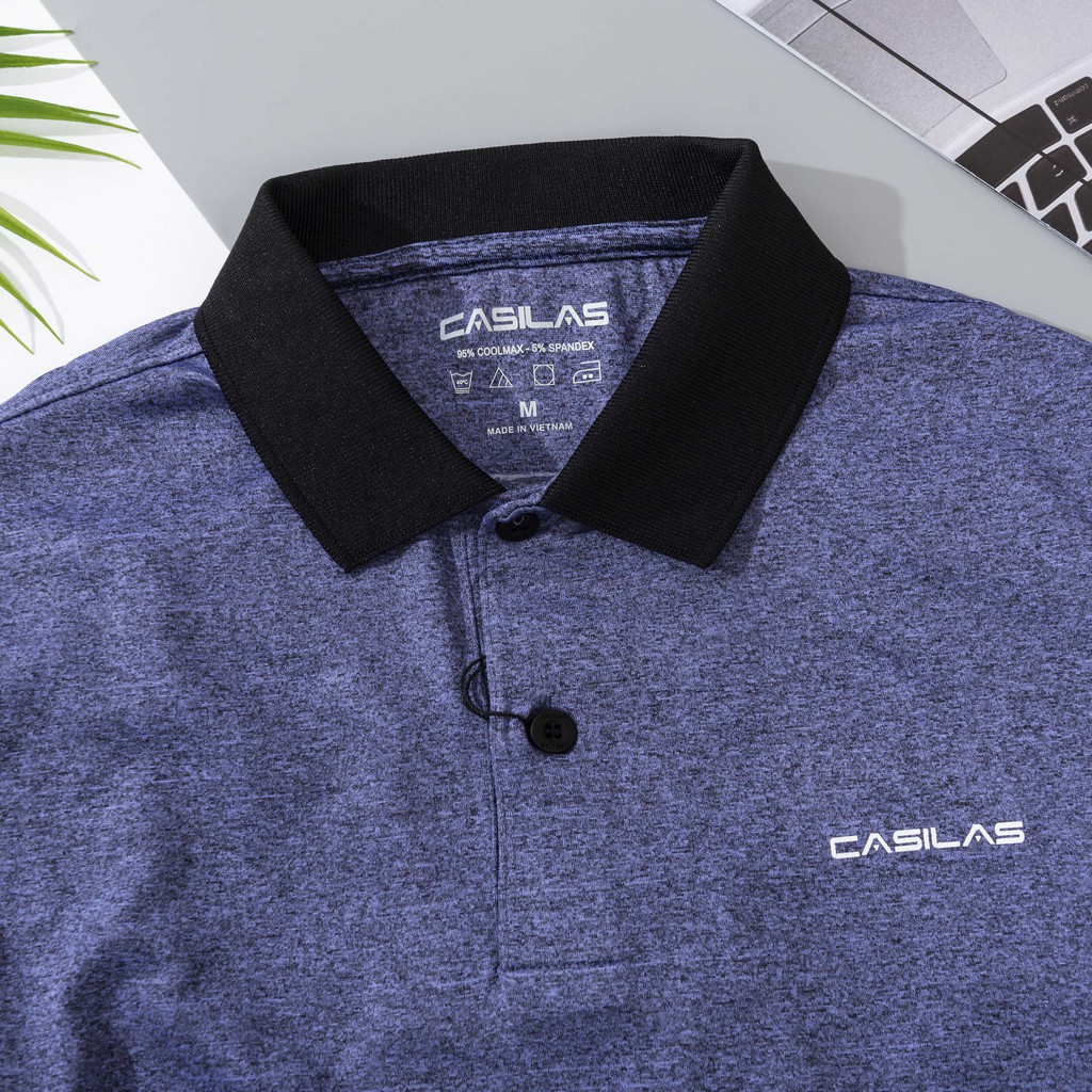 Áo thun nam cổ bẻ cao cấp chất vải thun CVC cao cấp form regular fit CSL-P2107 CASILAS | BigBuy360 - bigbuy360.vn