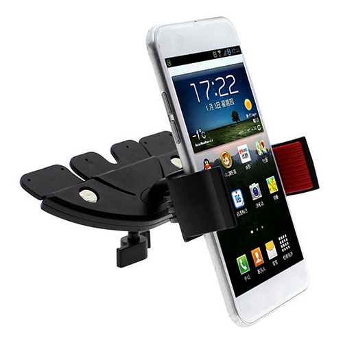 Giá Đỡ Điện Thoại Đa Năng Gắn Trên Ô Tô Xoay 360 Độ Bằng Da PU Dùng Cho iPhone Samsung GPS