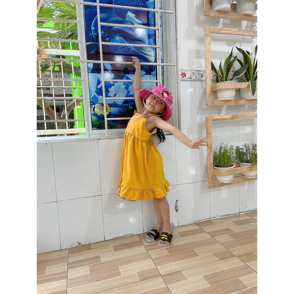Mũ rộng vành hình công chúa cho bé(4-8 tuổi)