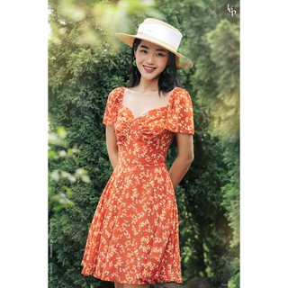 Váy nhún ngực tay bồng 1va837ca_lep'