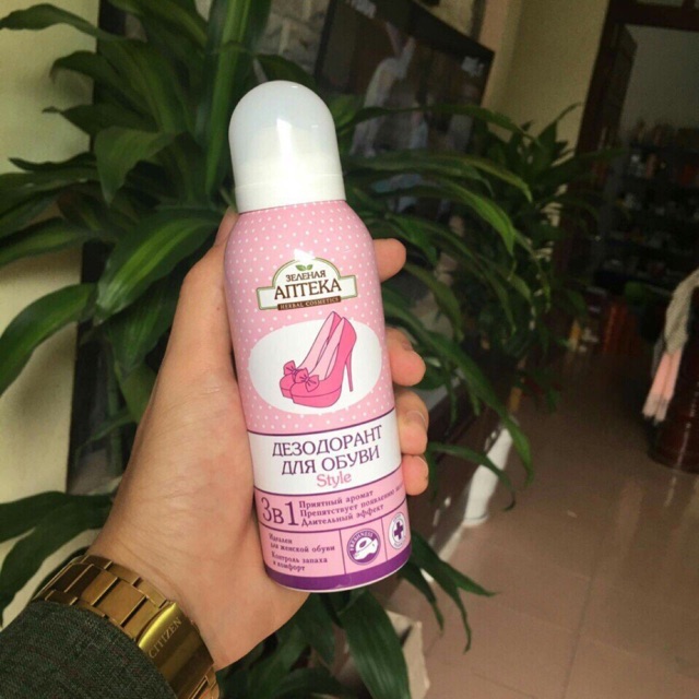 Xịt khử mùi hôi giầy hôi chân Apteka xuất xứ : Nga