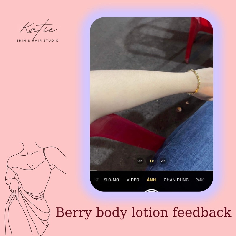 Combo dưỡng trắng body Scrub + body lotion phiên bản dùng thử