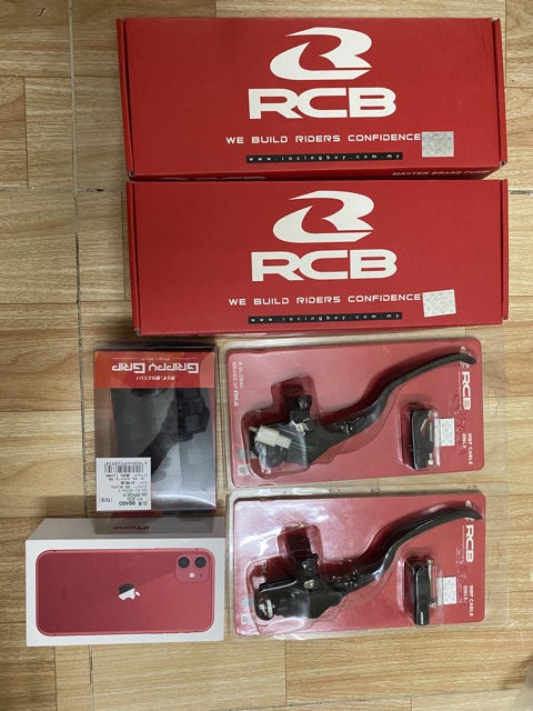 Tay thắng RCB chính hãng full box 100%. Tay thắng dầu RCB 14mm master. Cùm tay thắng RCB chính hãng