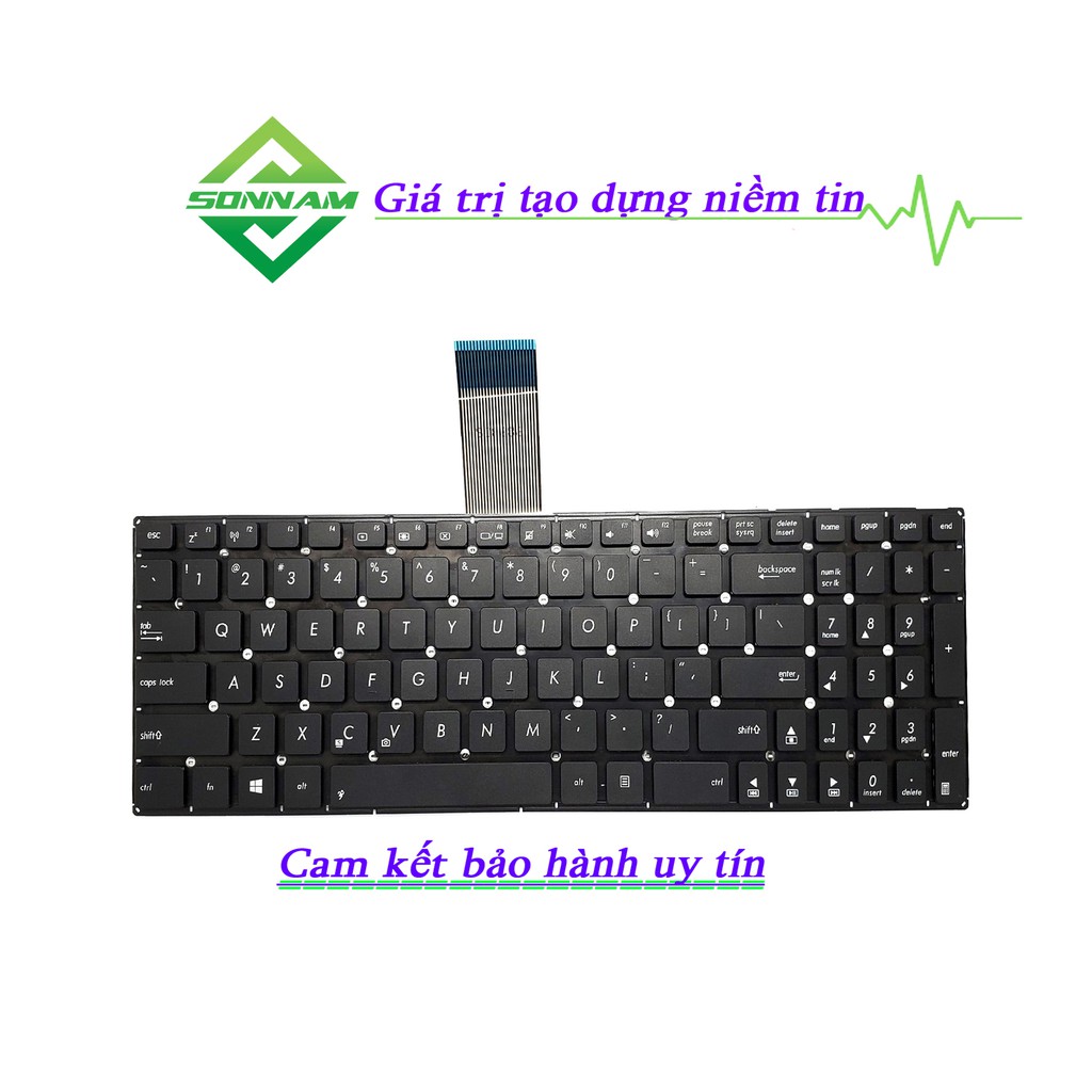 Bàn Phím Laptop Asus X550 X550LA X550A - Bảo Hành Đổi Mới 9 Tháng