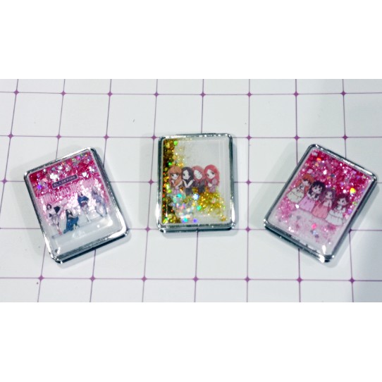 Gương nước chảy kim tuyến Blackpink in hình GNI2 gương 2 mặt