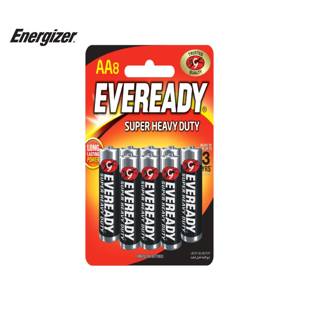 Pin Energizer Eveready Super Heavy Duty 1215 BP8 - 100193482