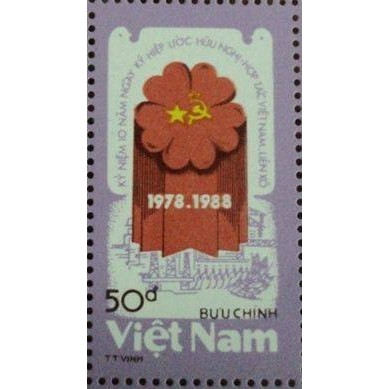 Tem sưu tập MS 552 Tem Kỷ niệm Hiệp ước hợp tác Hữu Nghị Việt Nam - Liên Xô 1988