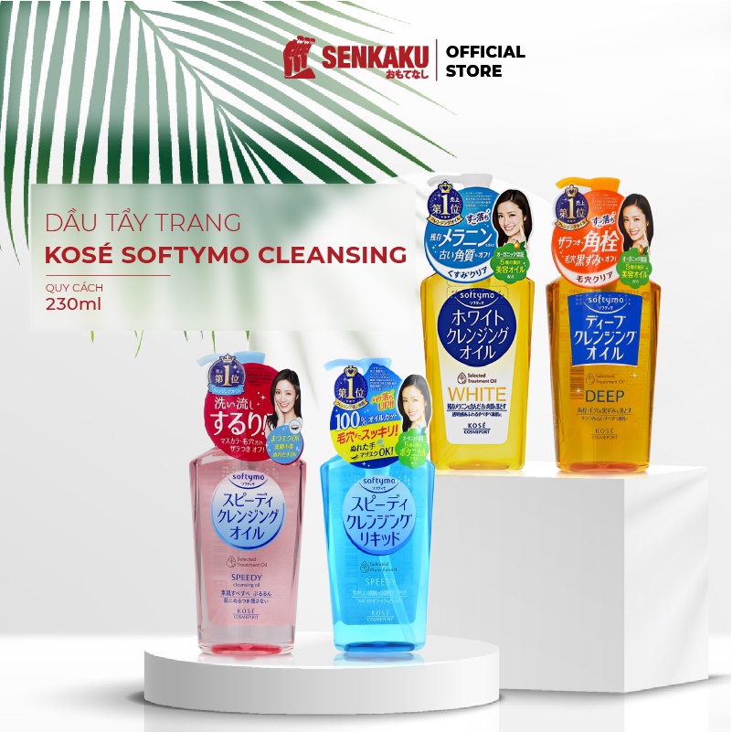 Dầu tẩy trang Kose Softymo Cleansing Nhật Bản 230m