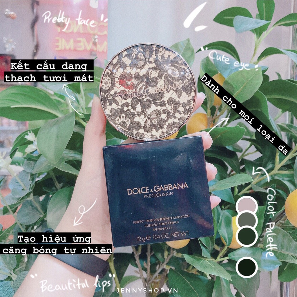 Phấn Nước Dolce &amp; Gabbana Precious Skin Perfect Finish Foundation Cushion