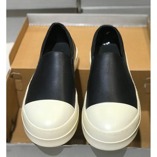Freeship [Thanh Lý Xả Kho] Giày Rick Owens Slip On Repica 1 - 1 Đế Cao Su Nguyên Khối Hương Vani Thơm Phức