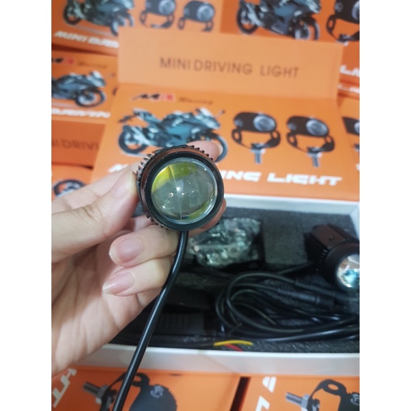 Đèn bi mini Ma racing bi mini 2 màu vàng trắng công suất 20w
