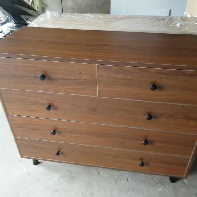 Tủ gỗ đa năng ngăn kéo đựng quần áo QHOME, để đầu giường và decor phòng khách KT 100x38x80cm | BigBuy360 - bigbuy360.vn