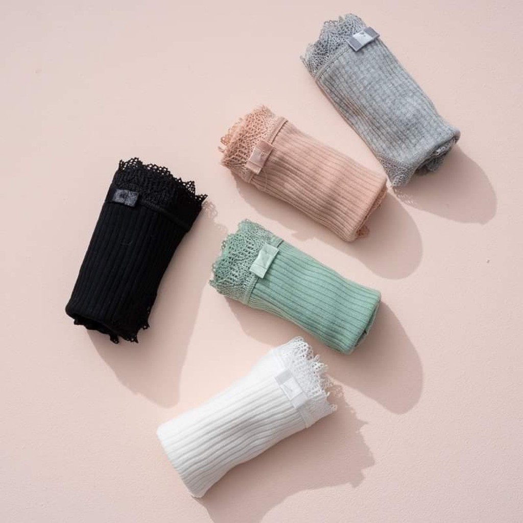 Quần lót cotton sợi tre kháng khuẩn cao cấp viền ren sexy đáng yêu DOLLY SECRET QL016 | BigBuy360 - bigbuy360.vn