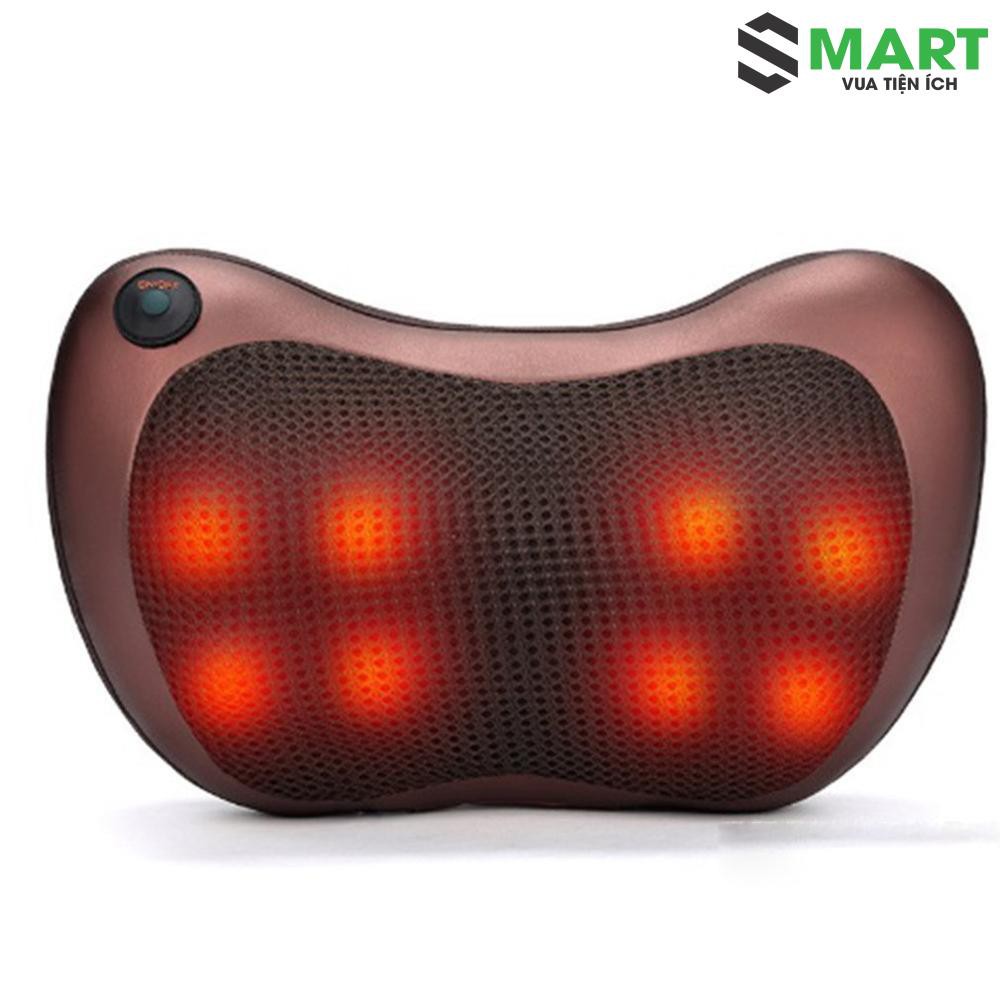 Gối Massage Hồng Ngoại 8 Bi Nâu Magic Pillow Nhật Bản Lựa Chọn Cho Sức Khỏe Của Bạn Gia Dụng Thông Minh S-mart