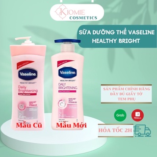 Kem dưỡng thể trắng da body Vaseline Healthy Bright Daily Brightening 725ml