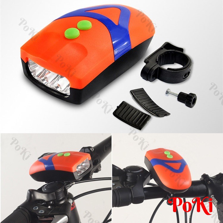 Đèn Pin LED kiêm còi báo trên xe đạp FY-037 - POKI
