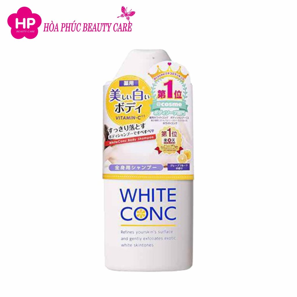 Sữa Tắm Trắng Da Toàn Thân White ConC Body Shampoo C II (Chai 360ml)
