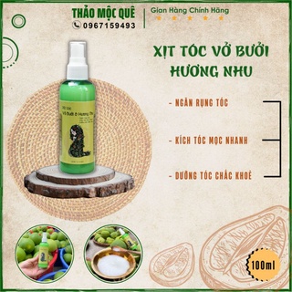 Xịt mọc tóc thiên nhiên tinh dầu bưởi kích thích mọc tóc - Dầu gội giảm rụng tóc, chẻ ngọn, bảo vệ tóc khỏi nhiệt