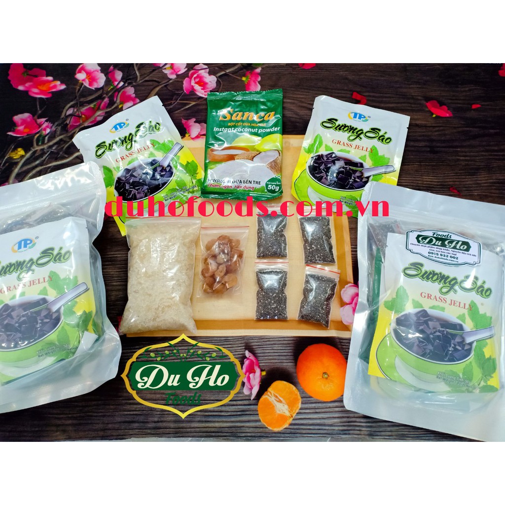 SET SƯƠNG SÁO HẠT CHIA LONG NHÃN - Sét Tự Nấu Ăn Tại Nhà DuHo Foods