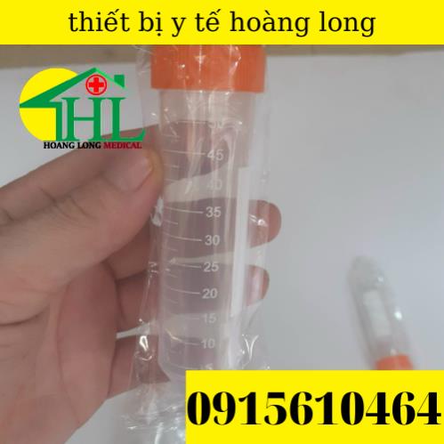 Com Bo 20 Ống Falcon 50ml - Ống Ly Tâm 50ml Nắp Vặn, Đáy Nhọn Tiệt Trùng Từng Cái