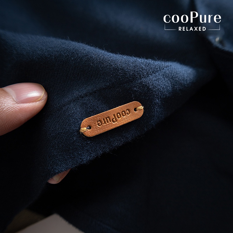[cooPure] Áo sơ mi dạ cooPure, áo sơ mi dạ trơn 100% cotton NO.2292 | BigBuy360 - bigbuy360.vn