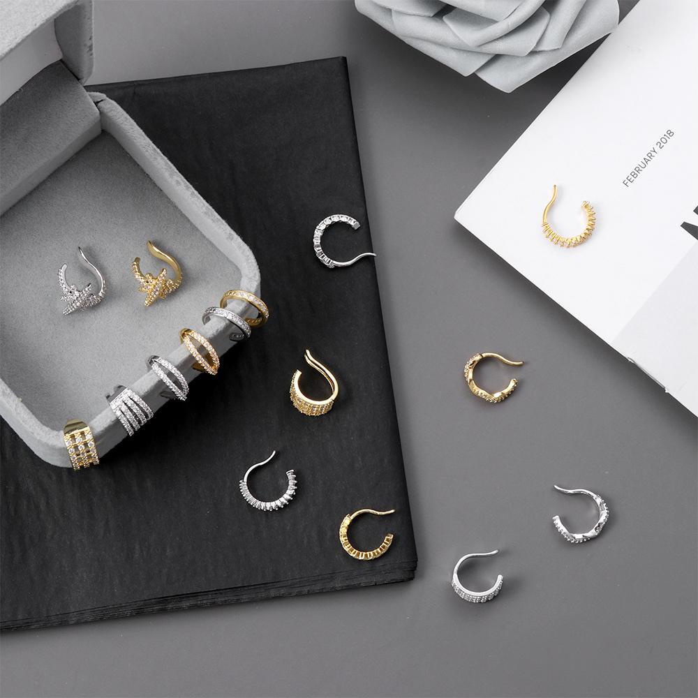 Bông Tai Đeo Vành Tai Thời Trang Cho Nữ