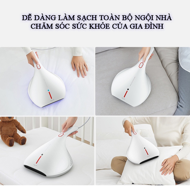 Máy Hút Bụi Giường, Hút Bụi  Diệt Khuẩn UV, Hút Bụi Khử Khuẩn Đệm Sofa XIAOMI DEERMA CM800