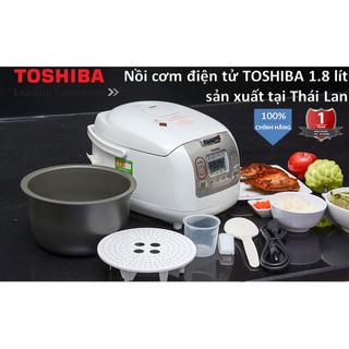 Nồi cơm điện tử TOSHIBA 1.8 Lít - chính hãng