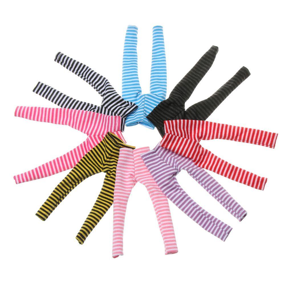 Quần Dài Màu Sắc Kẹo Ngọt Chất Lượng Cao Cho Búp Bê Tỉ Lệ 1 / 6