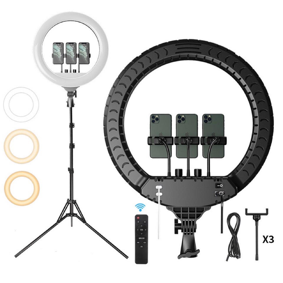 Đèn Livestream RL18 Đường Kính 45cm Livestream Chụp Ảnh, Phun xăm, Spa Cao Cấp
