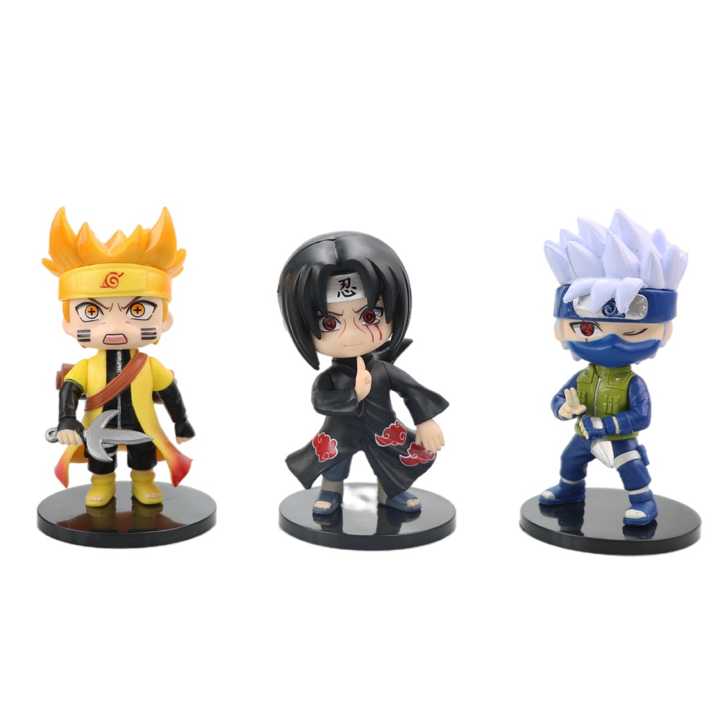Mô hình để bàn 6 nhân vật Naruto phong cách ChiBi cao 11cm - NTR03B