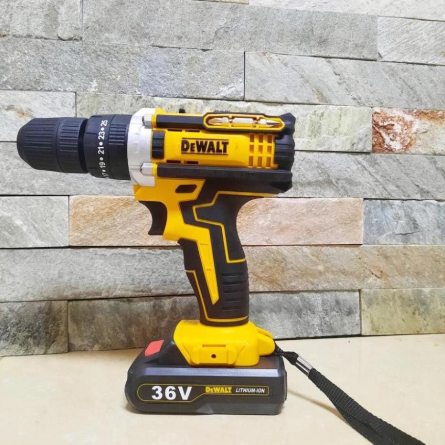 Máy khoan pin có chức năng búa- khoan 3 chức năng Dewalt